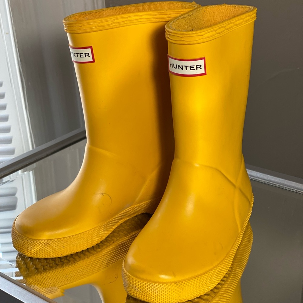 Toddler Yellow Hunter Boots